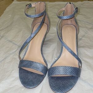 Elegant Blue Strappy Sandals